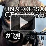 Censura innecesaria en Skyrim