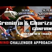 Así se presentan Charizard y Greninja en Super Smash Bros.