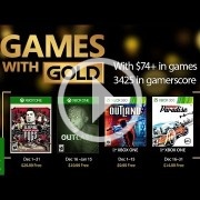 Los Juegos con Gold de diciembre son Sleeping Dogs y Burnout Paradise