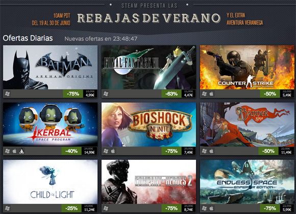 Rebajas de Verano de Steam: Día 7