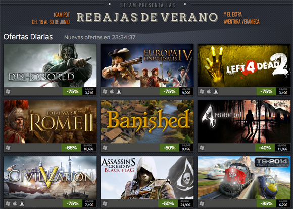 Rebajas de Verano de Steam: Día 8