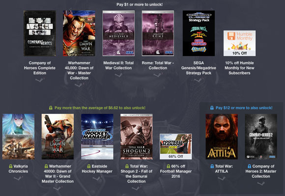 El Humble SEGA Strategy Bundle incluye Valkyria Chronicles y Columns