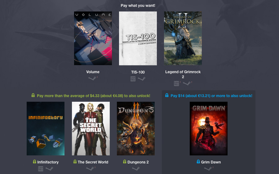 El Humble Bundle Staff Picks incluye Grimrock 2 y Volume