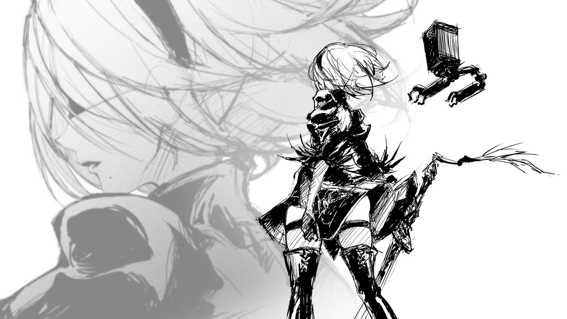 Teaser revela nova personagem para anime de NieR: Automata - SBT