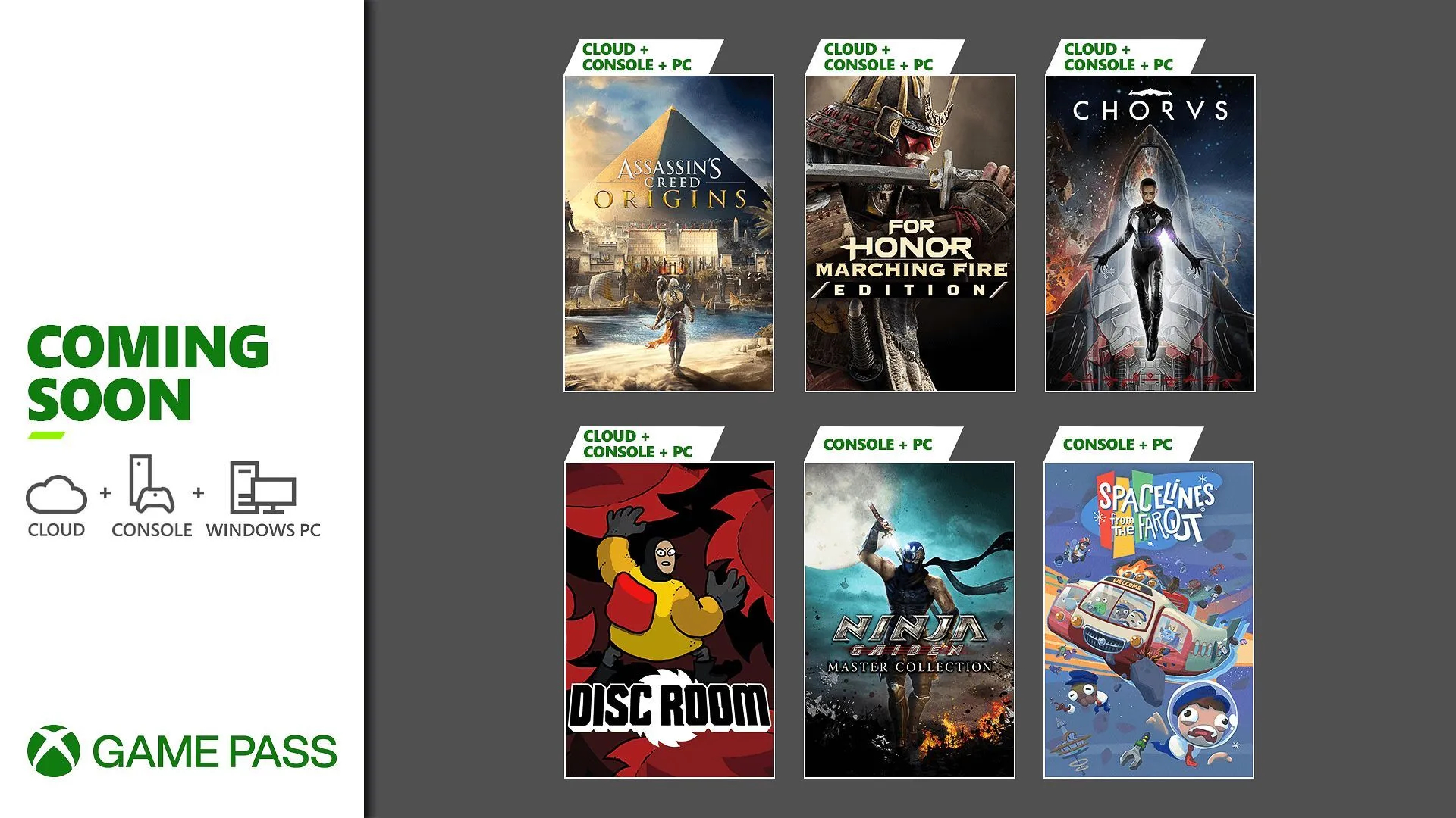 Xbox anuncia los juegos de Game Pass para la primera mitad de junio
